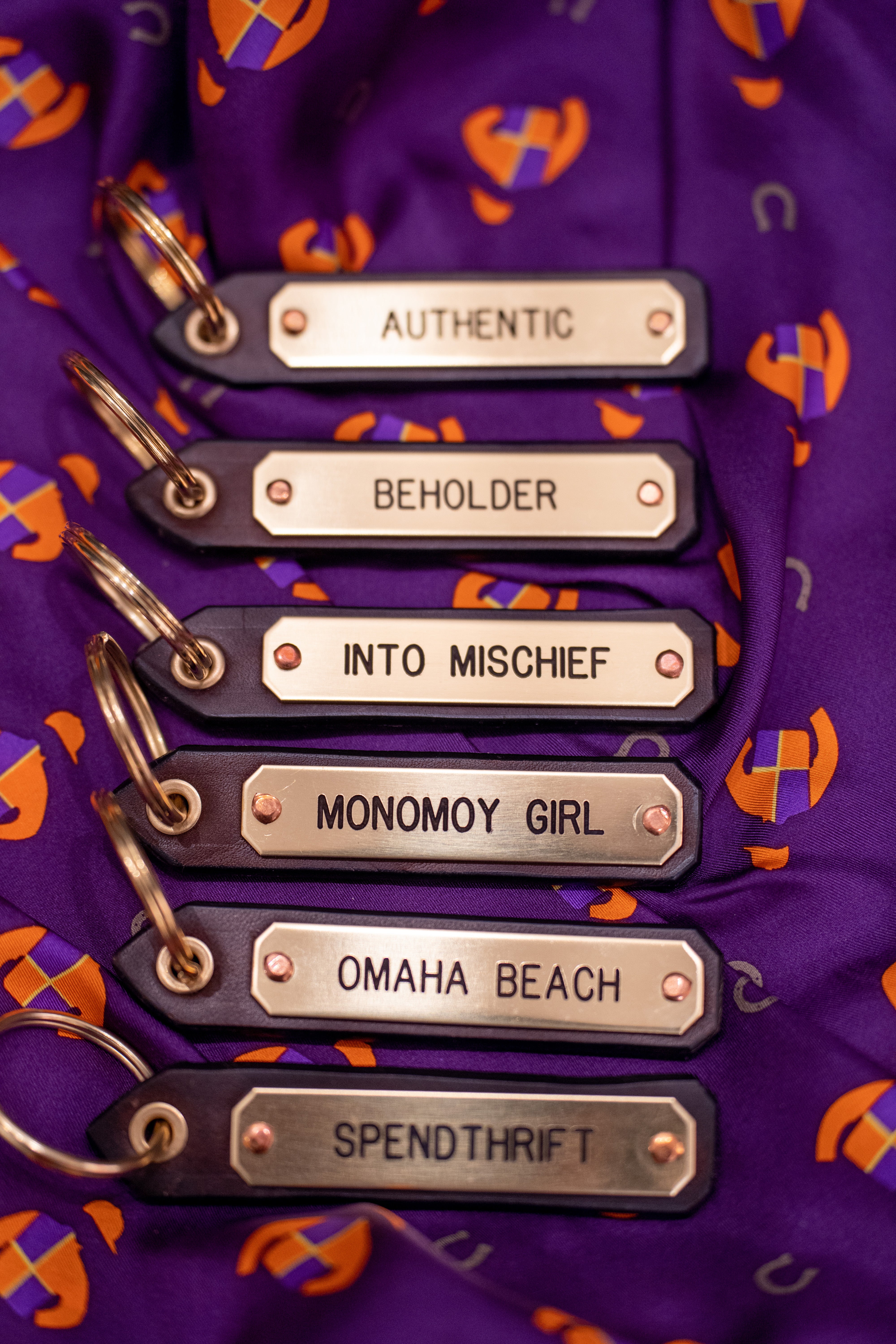Nameplate Keychain Spendthrift Collection Nameplate Keychain Spendthrift Collection